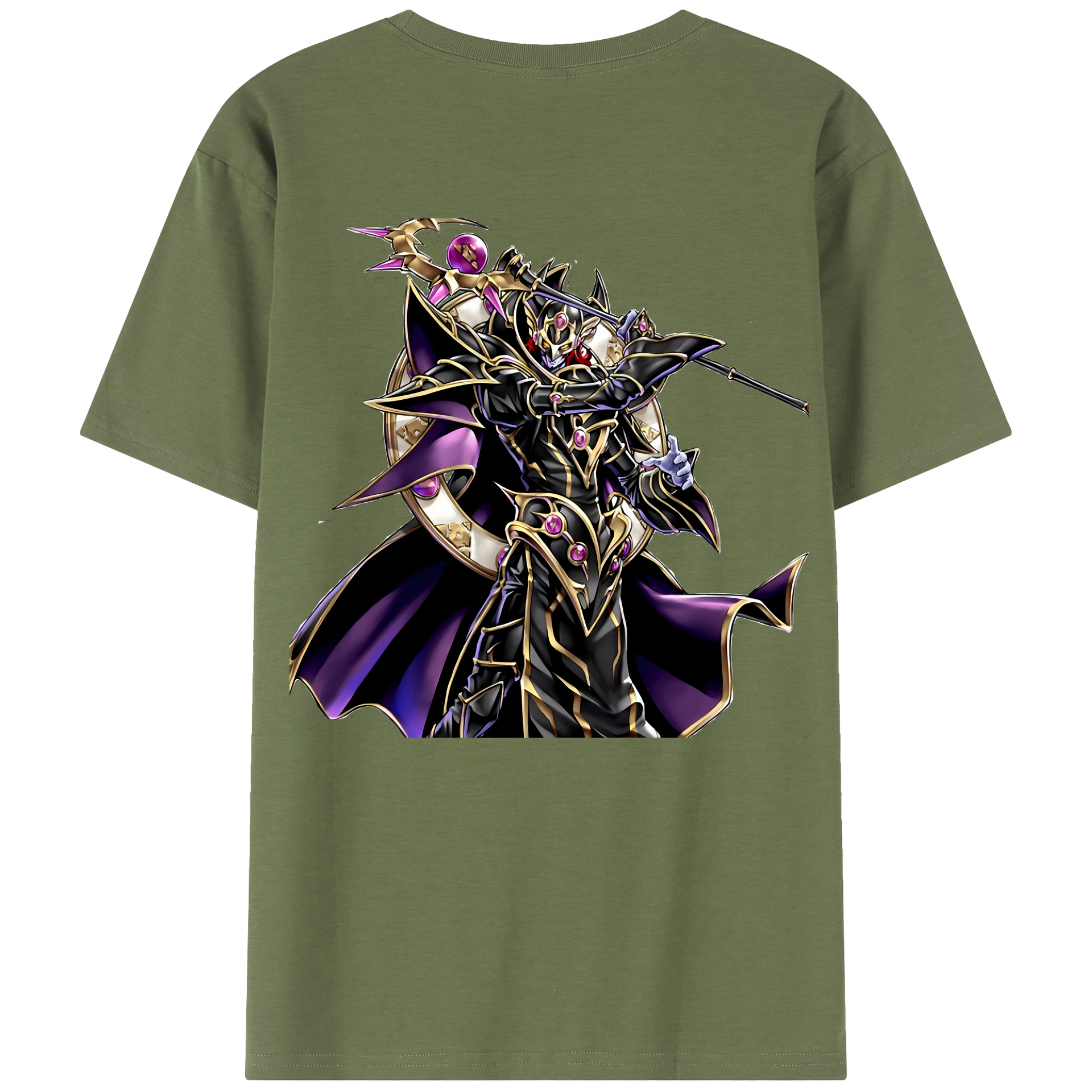 （画像用） 遊☆戯☆王 Yu-Gi-Oh! 綿100％半袖Tシャツ（背面プリント）
